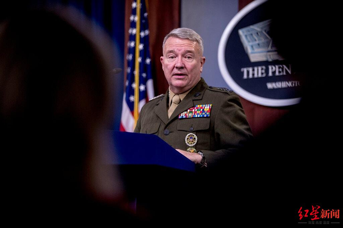↑美军中央司令部指挥官麦肯齐将军。图据美联社
