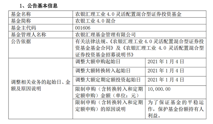 图片来源：基金公告