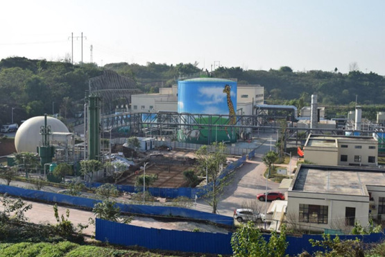 合川区餐厨垃圾处理厂。市城市管理局供图