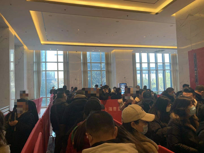 某项目认筹现场 每经记者 吴若凡 摄
