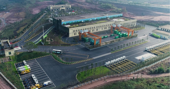 夏家坝中转站。市城市管理局供图