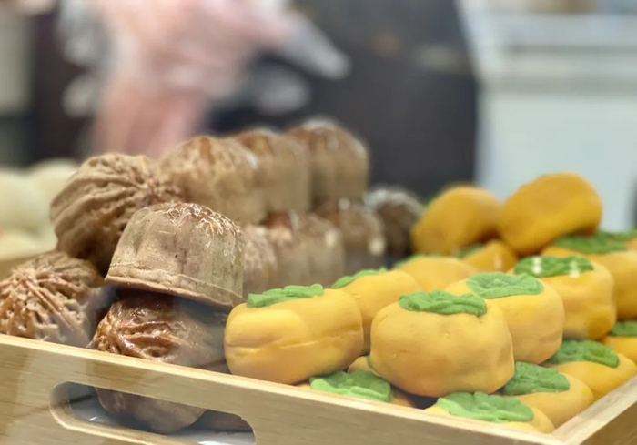 核桃饼和柿子饼