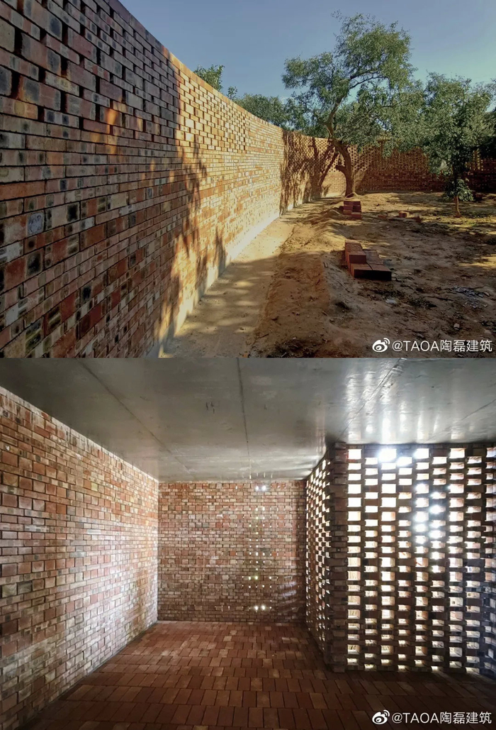 设计师透露的装修图，颇有几分安藤忠雄的感觉&nbsp; &nbsp;图源：设计师微博