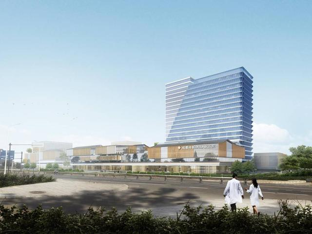 成都市新津区人民医院新院区效果图