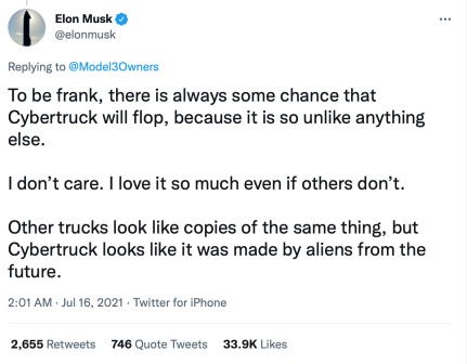 （来源：马斯克推特截图）