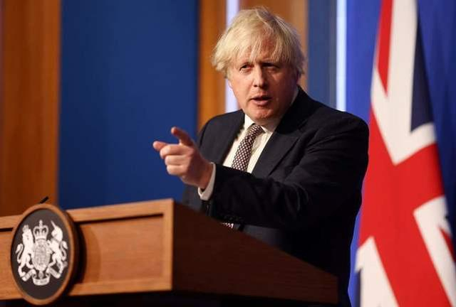 英国首相鲍里斯·约翰逊。图源：视觉中国