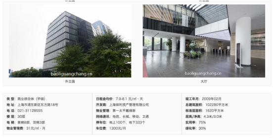 &nbsp;图片来源：上海保利广场官网