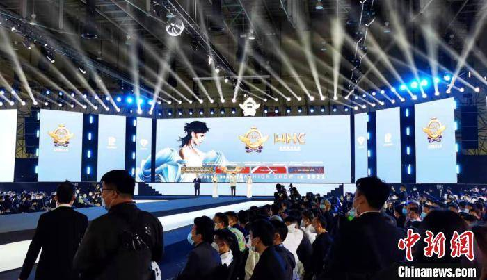 2021世界美发大会在厦门举办。　吴戈　摄