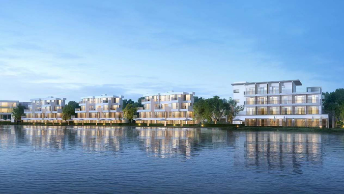 运河度假屋效果示意图