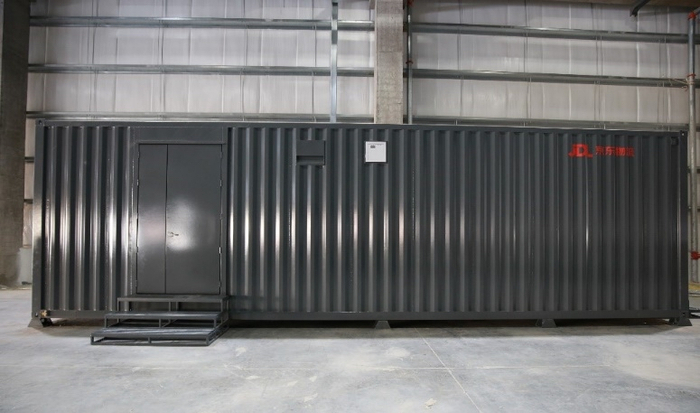 完成现场部署的AIO集装箱数据中心