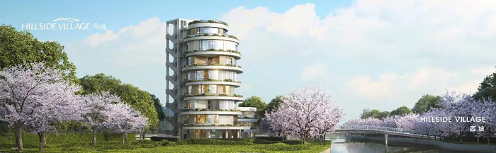 西坡效果示意图