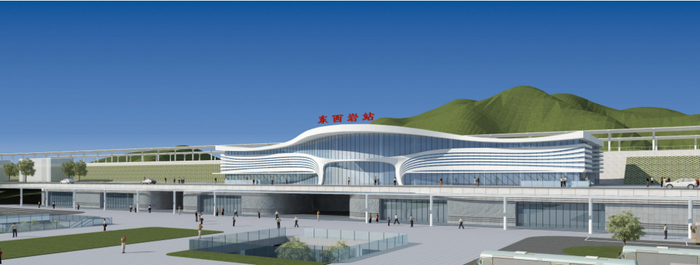 △东西岩站效果图
