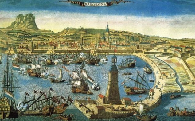 19世纪的巴塞罗那&nbsp; 图源：网络