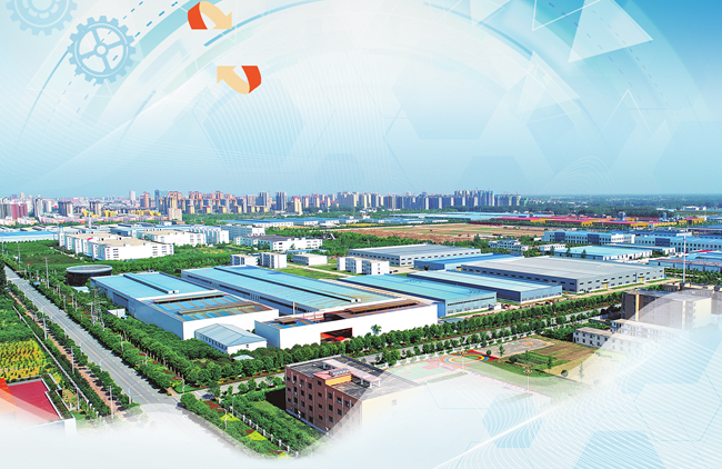 图①活力迸发的平舆县产业集聚区一角。李亚超 摄