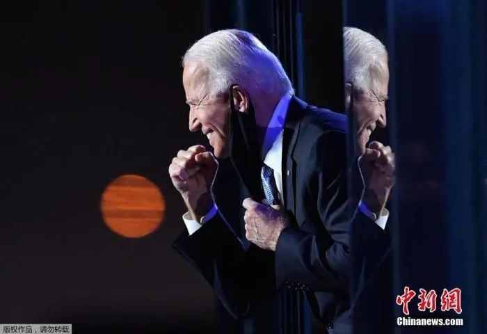 拜登。Angela Weiss 摄