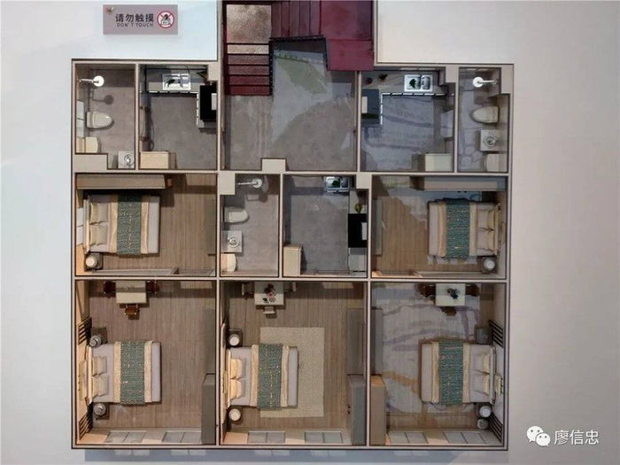 改造后样板间，可以比较原始设计图