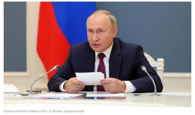 俄罗斯总统普京 图源：俄卫星通讯社