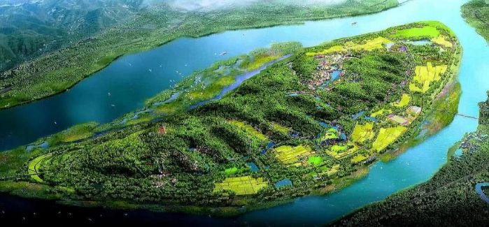 　　广阳岛生态修复效果图