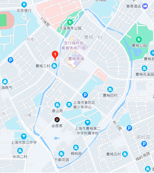 那一圈就是曹杨环浜