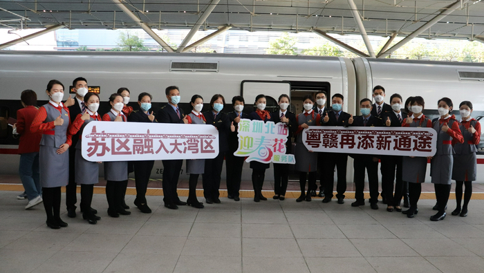 广东迈入“市市通高铁”时代 &nbsp;图源：广铁高铁