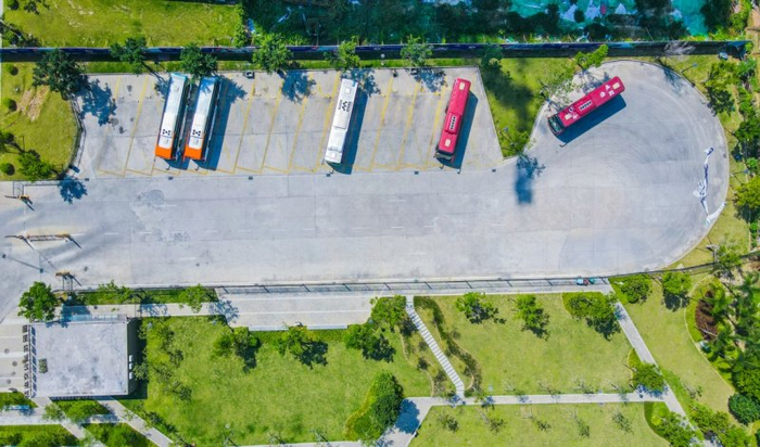 （中山·敏捷锦绣国际花城公交车站）