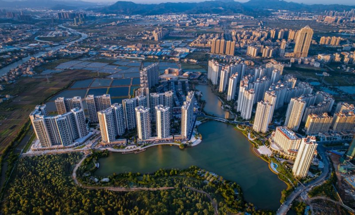 （航拍中山·敏捷锦绣国际花城 实景图）