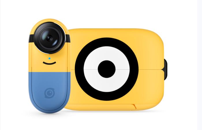 Insta360 GO 2拇指相机小黄人联名版限量发售：配专属充电盒_手机新浪网