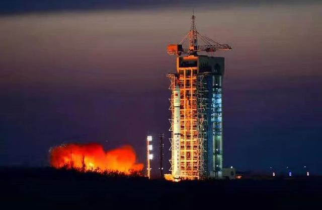 长征四号乙遥四十七运载火箭准备发射。航天科技集团一院供图