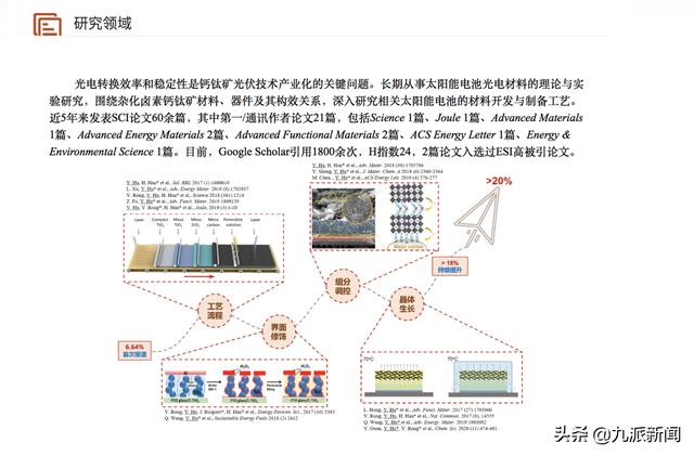 胡玥的研究领域。网络截图