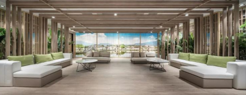 ∇华天科技办公写字楼设计：空间过渡区