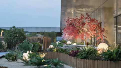 ∇ 科技办公室展示空间设计：空中花园