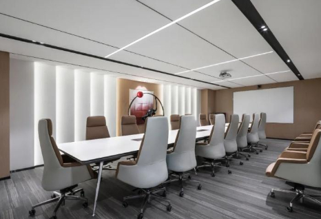 ∇科技办公设计：新中式会议室设计