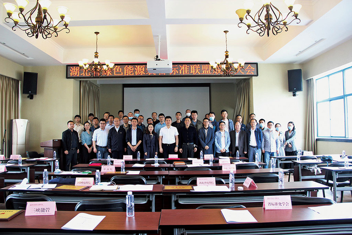 湖北省绿色能源装备标准化联盟成立大会合影。