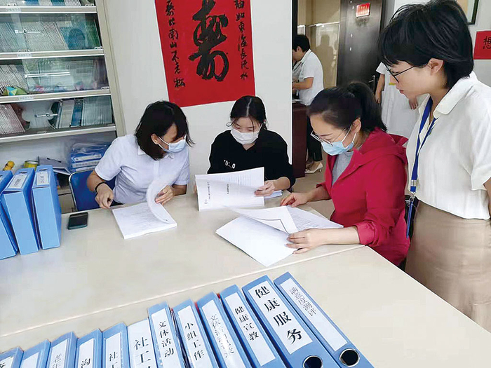 2021年湖北省养老机构等级评定现场。