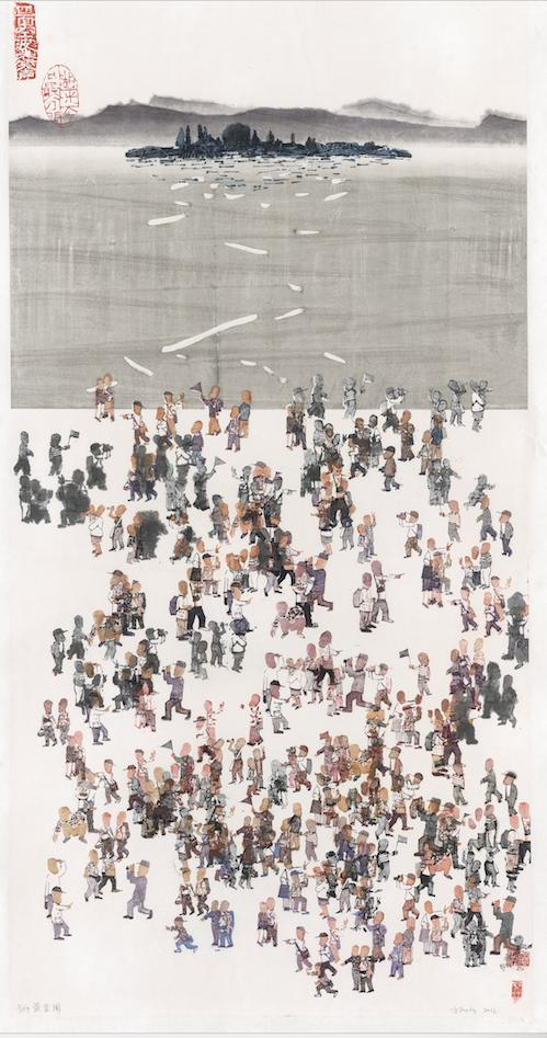 特製宣紙(大幅水印版画 水墨画用) 問題