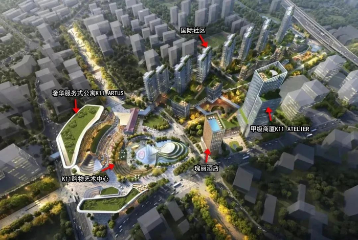 新世界望江综合体规划示意图