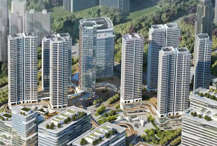 新鸿基&平安江河汇综合体住宅效果图