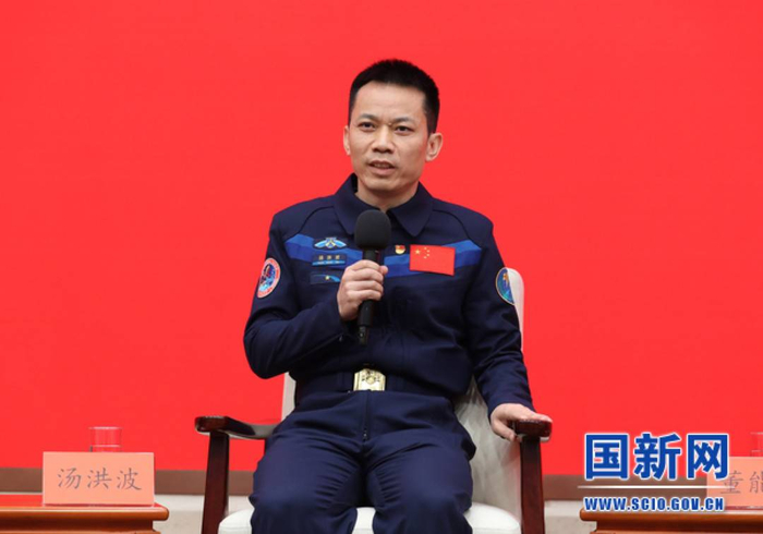 中国人民解放军航天员大队航天员、神舟十二号飞行乘组航天员汤洪波（图片来源：国新网）