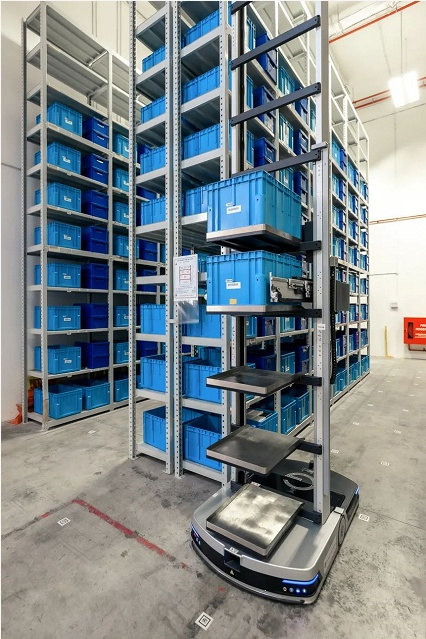 ▲ 极智嘉RS5货箱机器人入驻UPS全球首个创新中心