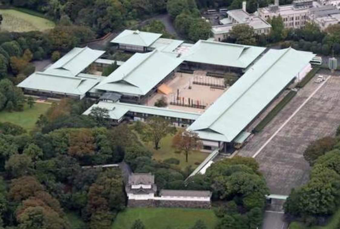 日本皇居宫殿资料图