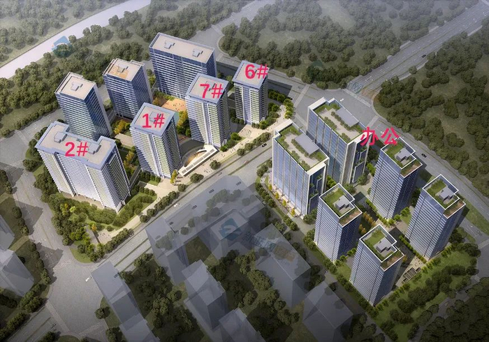 始版桥未来社区部分地块规划示意图