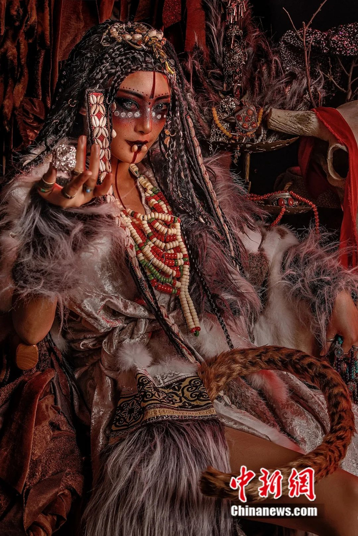 《山海经》西王母。受访者供图