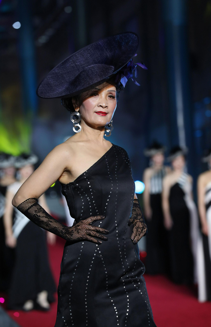 ▲2021年北京中老年模特大赛决赛现场。 新京报记者 王远征 摄