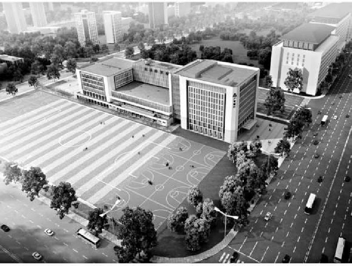 　　东单体育中心效果图