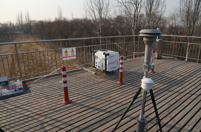 图为城市环境空气自动监测点位。中环报记者 邓佳摄