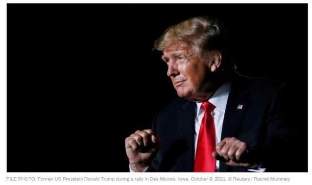 美国前总统特朗普 图源：路透社