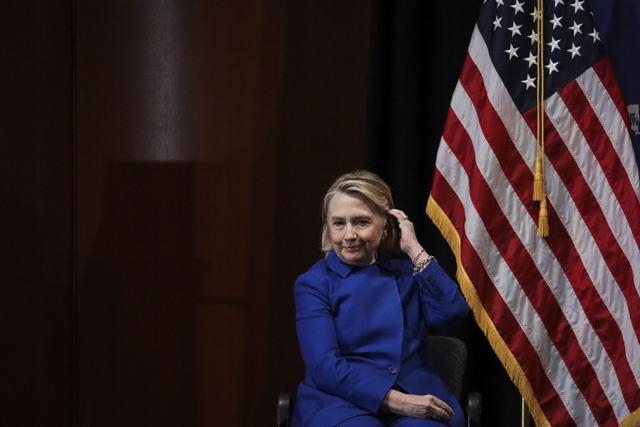 美国前国务卿希拉里 图源：人民视觉