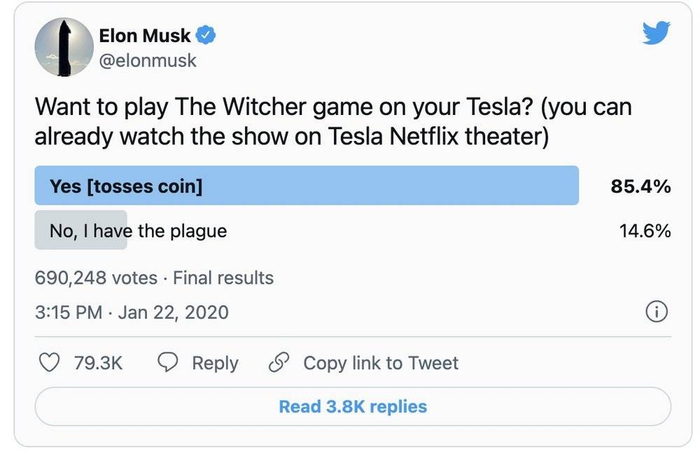 马斯克在推特上询问用户