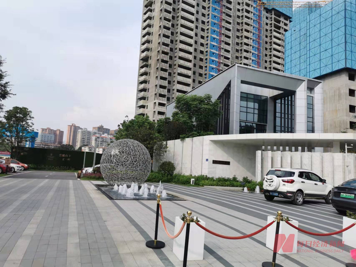 长沙某在建楼盘项目 图片来源：每经记者 陈利 摄