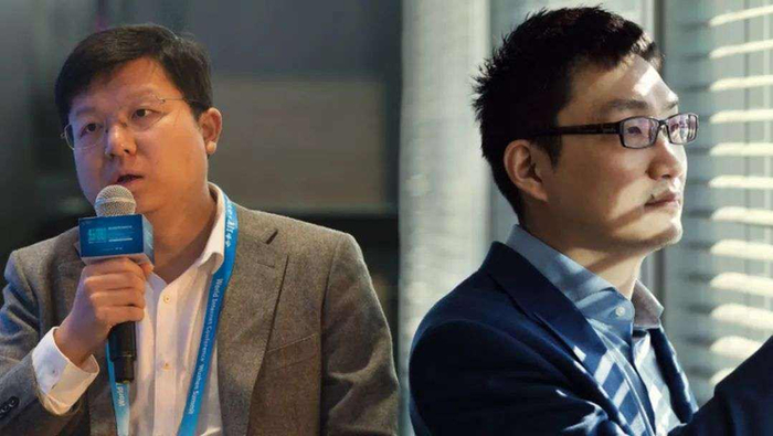 左：快手创始人宿华，右：拼多多创始人黄峥